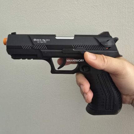 NEW RELEASE! EKOL NIG 211 Black - Front Firing 9mm Blank Gun